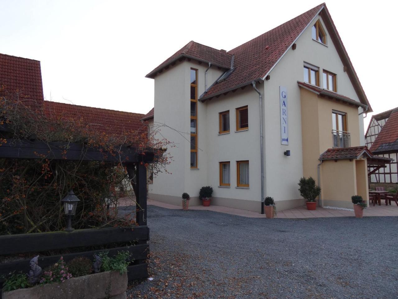 Restaurant - Garni Bei Peppo Lägenhet Ebern Exteriör bild